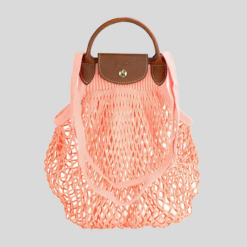 LONGCHAMP Le Pliage Filet L Mesh Bag Blush 10121HVH