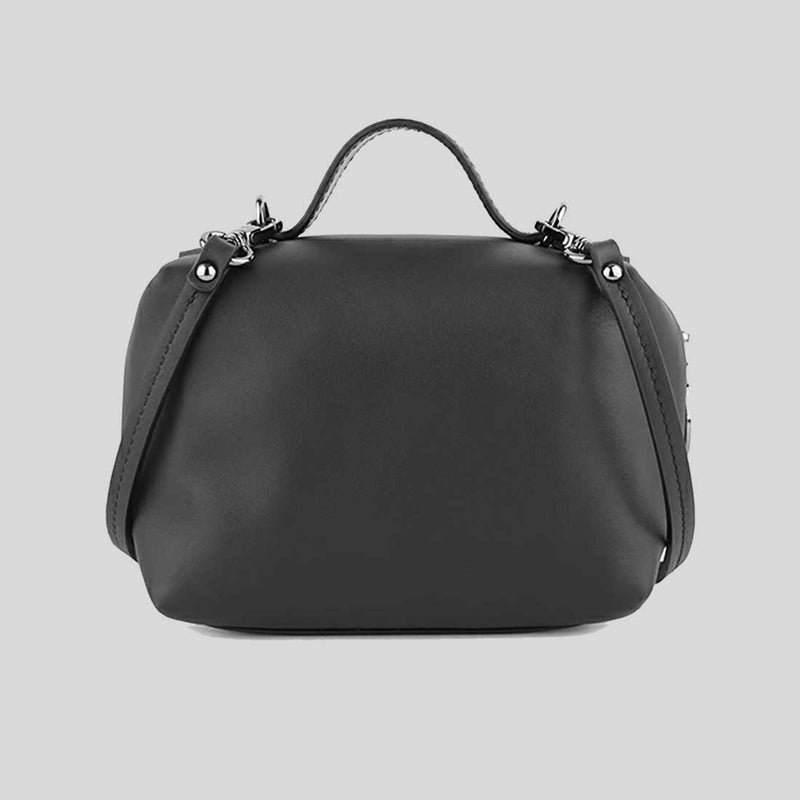 LONGCHAMP Le Pliage Extra XS Vanity Leather Handbag Black 10187987