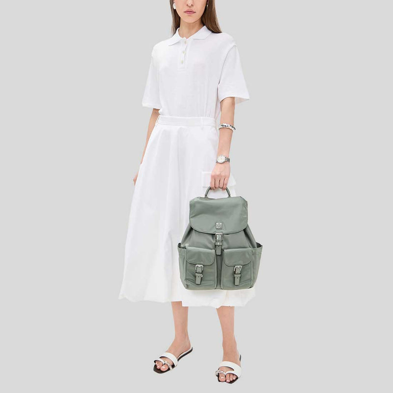 TORY BURCH Virginia Backpack Shale Rock 169165