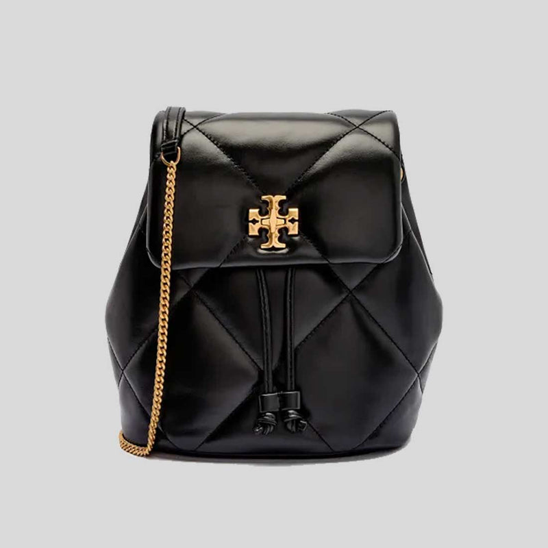 TORY BURCH Kira Diamond Quilt Mini Backpack Black 170485