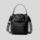 MICHAEL KORS Khai Small Nylon Bucket Bag Black 35T5S5FM1C