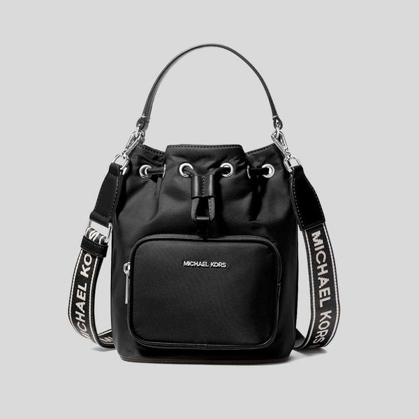 MICHAEL KORS Khai Small Nylon Bucket Bag Black 35T5S5FM1C