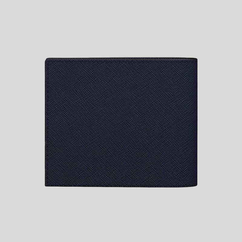 MICHAEL KORS Cooper Saffiano Leather Billfold Wallet With Passcase Navy 36S5LCOF2U