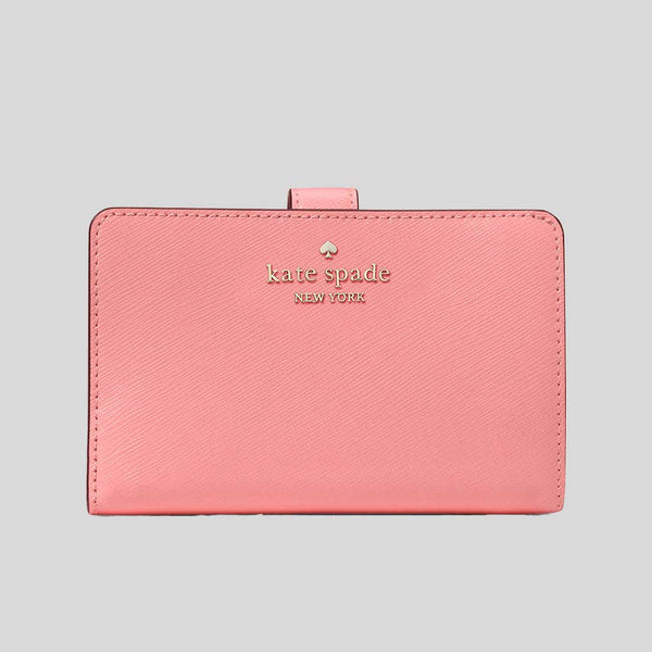 KATE SPADE Madison Medium Compact Bifold Wallet Terracotta Tile KC580