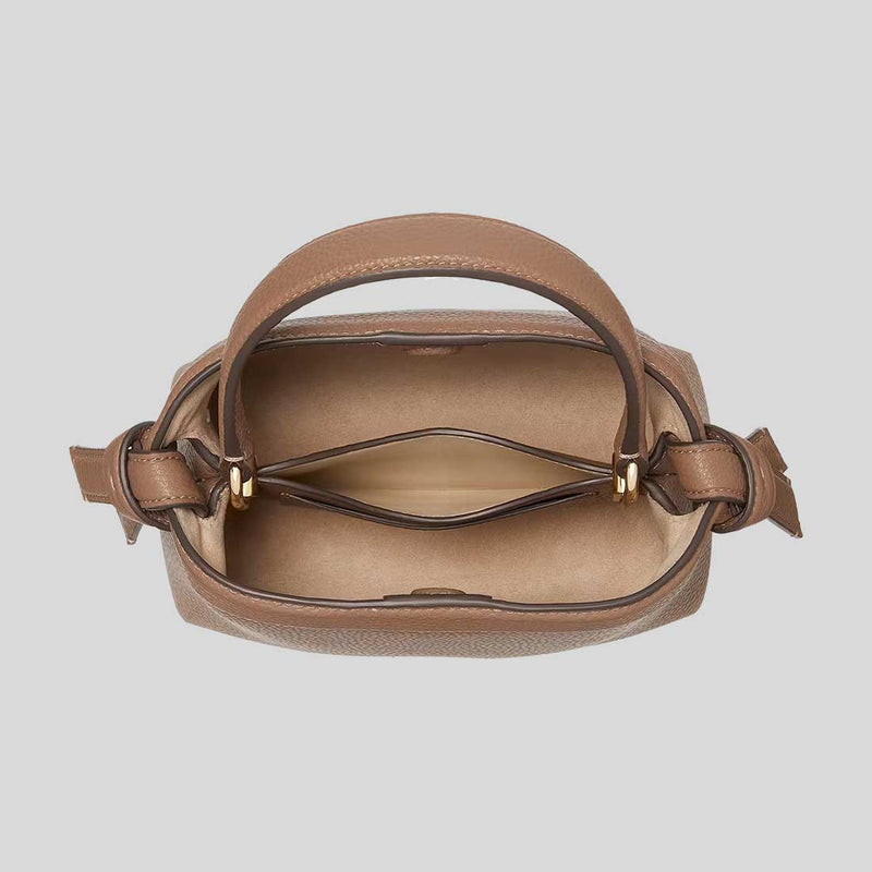 KATE SPADE Knott Mini Crossbody Tote Warm Acorn KD067