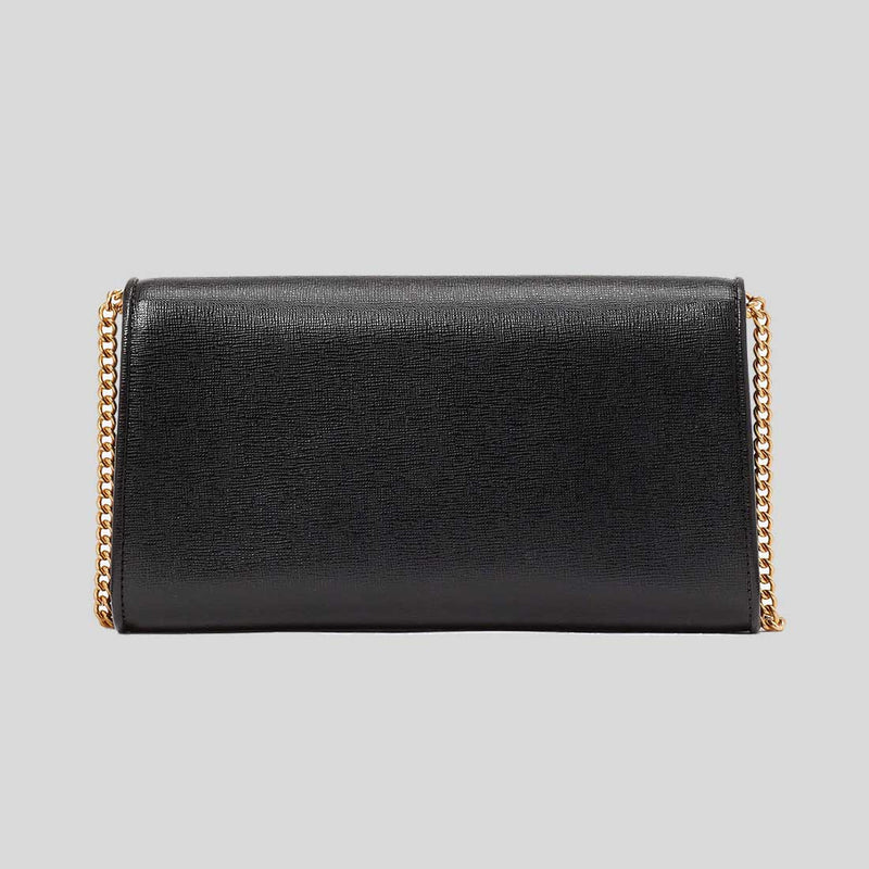 KATE SPADE Morgan Bow Embellished Envelope Flap Crossbody Bag Black KF927