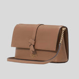 KATE SPADE Nott Flap Chain Crossbody Bag Warm Acorn KH154