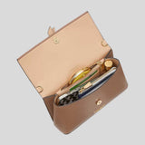 KATE SPADE Nott Flap Chain Crossbody Bag Warm Acorn KH154