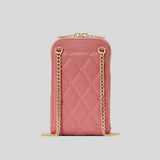 KATE SPADE Carey Quilted Studded Phone Chain Crossbody Pomegranate KL818