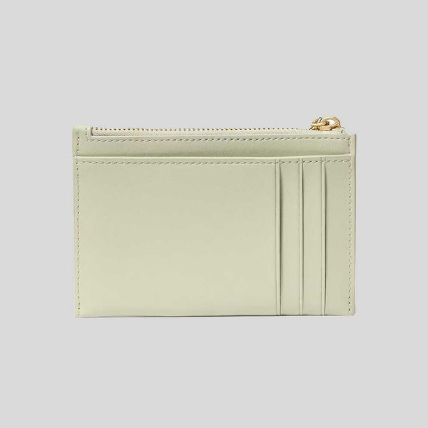 KATE SPADE Carey Quilted Studded Small Card Holder Sage Bundle KL819