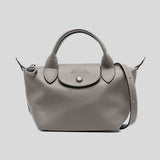 LONGCHAMP Le Pliage Extra XS Leather Handbag Turtledove L1500987