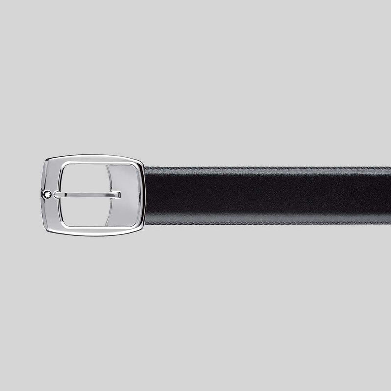 MONTBLANC Black/Brown 30 MM Reversible Leather Belt MB9695