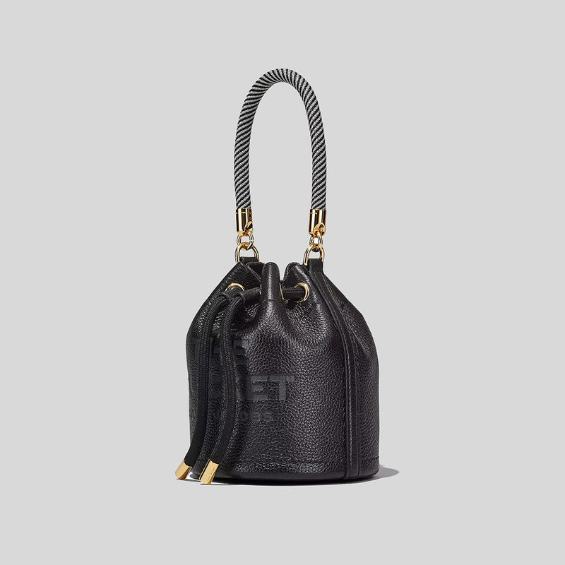 Mini black bucket bag hotsell
