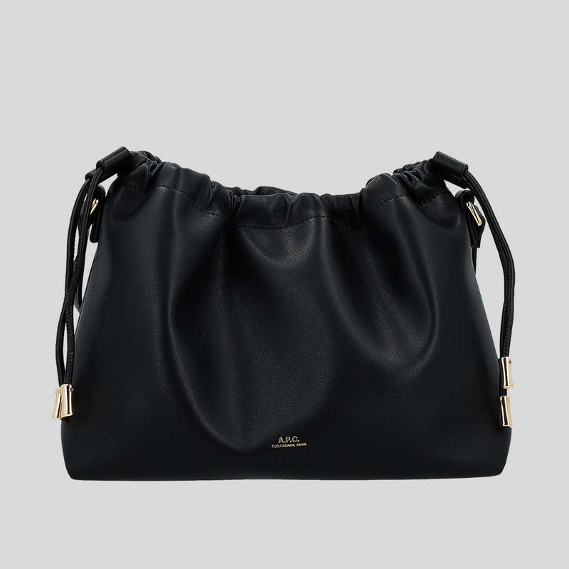 A.P.C Ninon Drawstring bag Black PUAAT-F61583