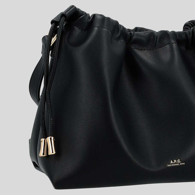 A.P.C Ninon Drawstring bag Black PUAAT-F61583