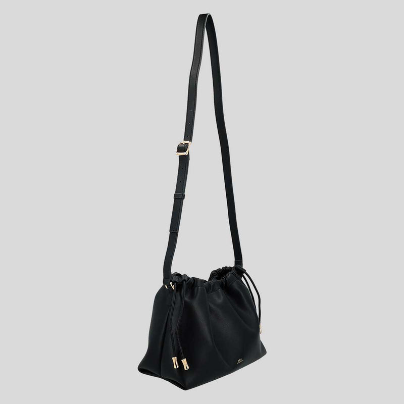 A.P.C Ninon Drawstring bag Black PUAAT-F61583