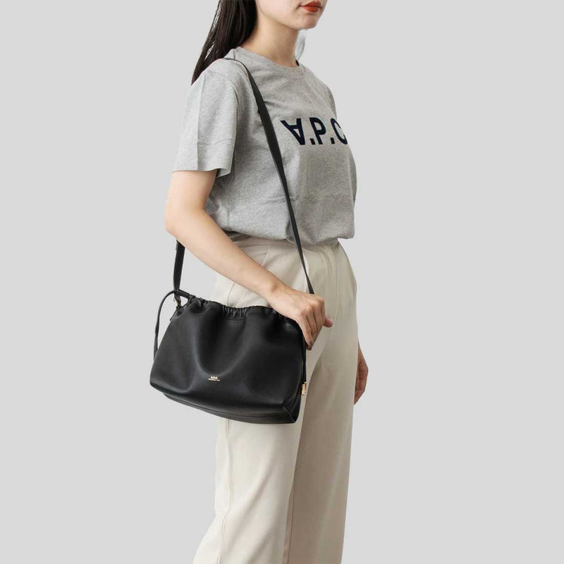 A.P.C Ninon Drawstring bag Black PUAAT-F61583