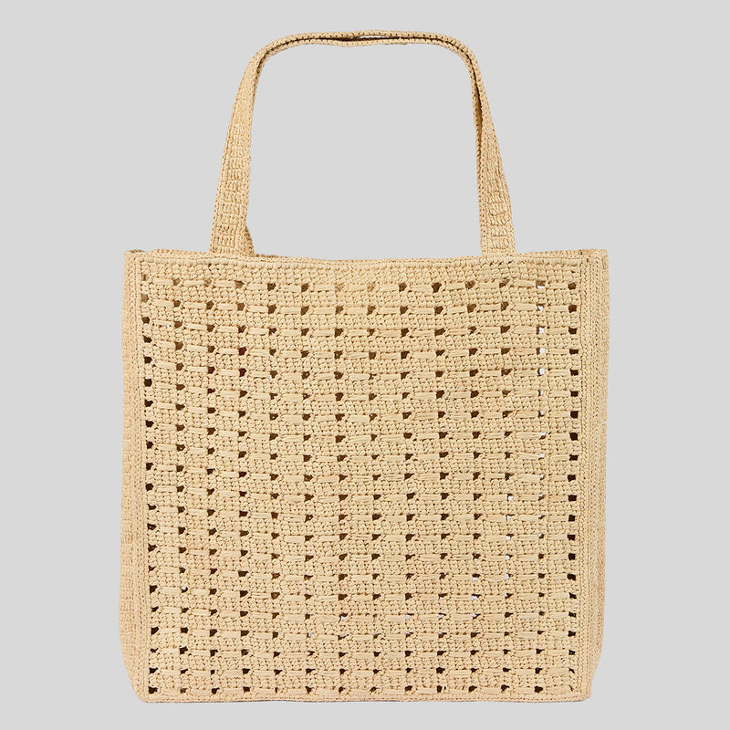 A.P.C. June tote bag Naturel Marron RAAAI-F67048