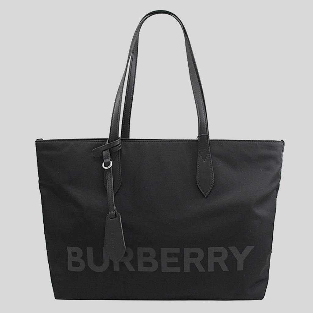 Burberry black nylon tote 2025