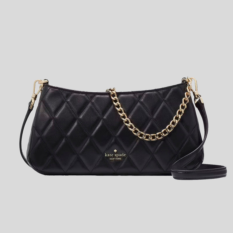 KATE SPADE Carey Small Convertible Crossbody Bag Black KH428 LussoCitta