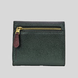 COACH Wyn Small Wallet In Colorblock Amazon Green Multi C2619