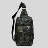 COACH Gotham Pack With Camo Print Matte Black/Green/Blue C5334 lussocitta lusso citta