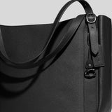 Coach Alana Tote In Leather Black C8353