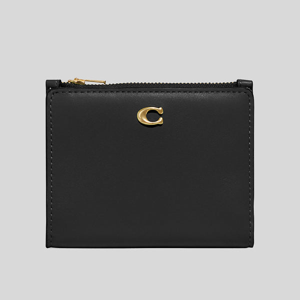 Coach Bifold Snap Wallet Black C8435