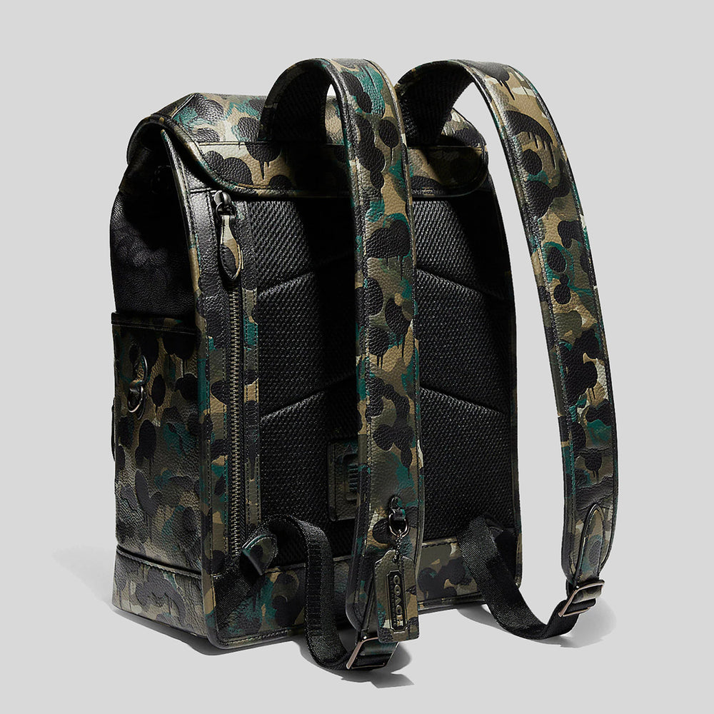 Camo coach backpack outlet