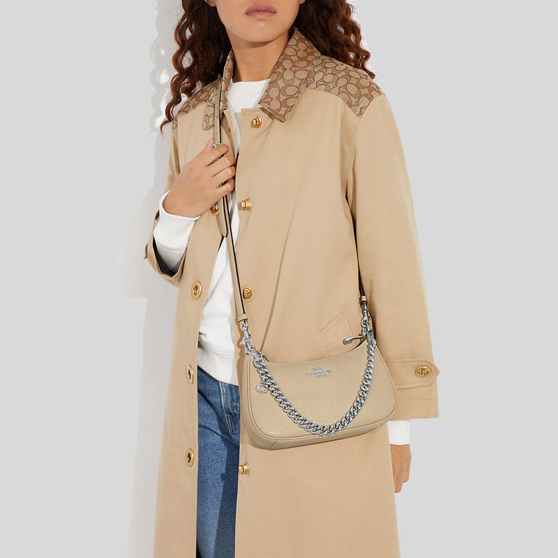 Coach Teri Shoulder Bag Ivory CE556