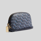 Coach Madi Crossbody With Coach Monogram Print Navy CF343