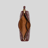 Coach Teri Shoulder Bag In Signature Chambray Wine Multi CH139