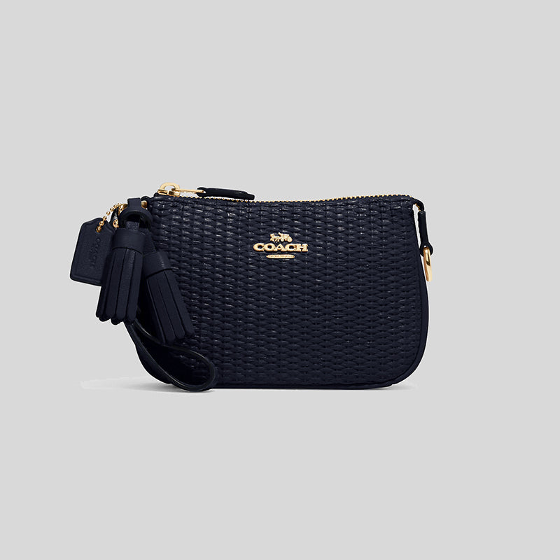 Coach Nolita 15 In Straw Midnight Navy Multi CH215