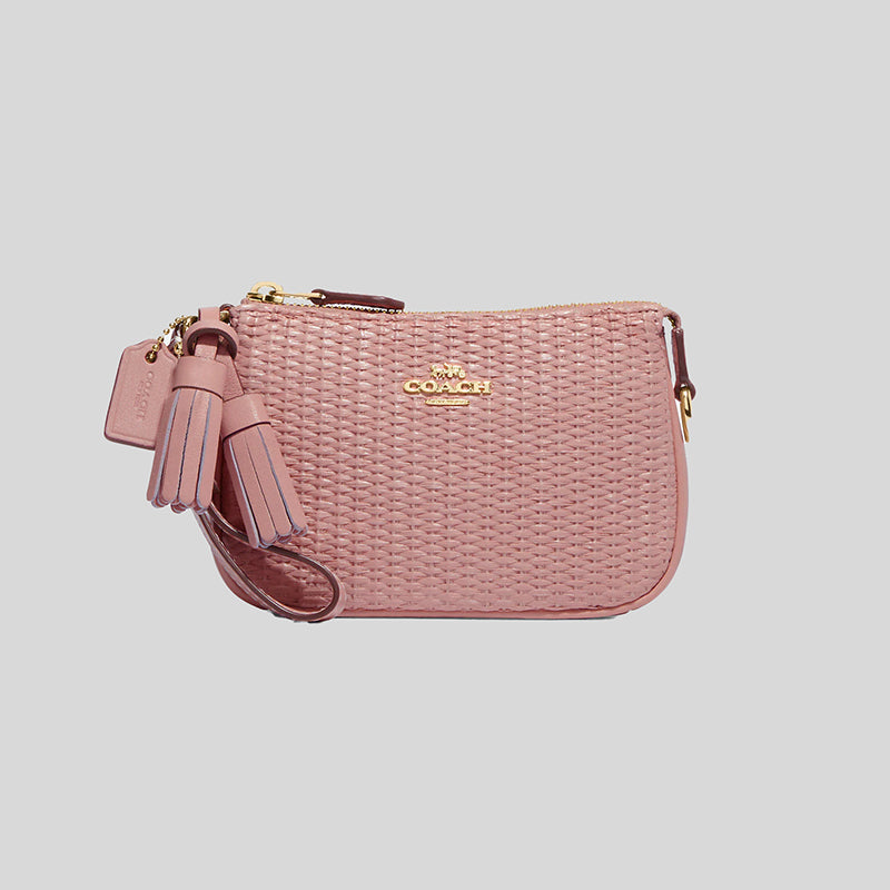 Coach Nolita 15 In Straw Shell Pink Multi CH215