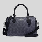 COACH Rowan Satchel In Signature Canvas Denim/Midnight CH280