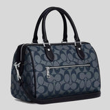 COACH Rowan Satchel In Signature Canvas Denim/Midnight CH280