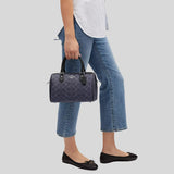 COACH Rowan Satchel In Signature Canvas Denim/Midnight CH280