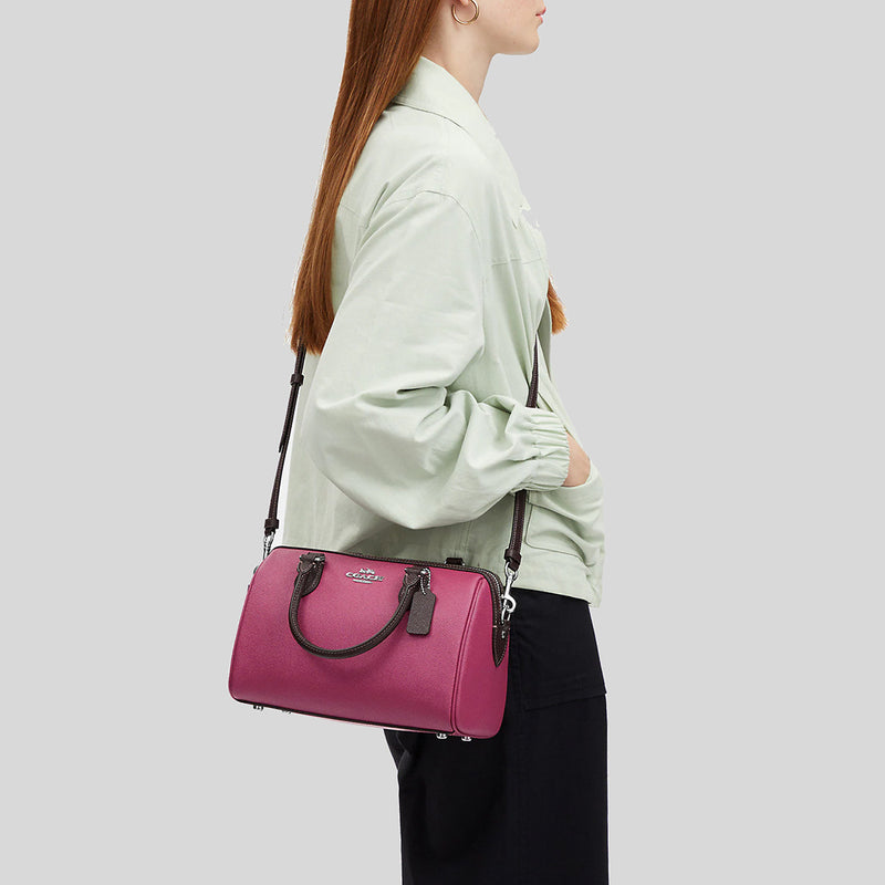 Coach Rowan Satchel Light Raspberry Multi CH317