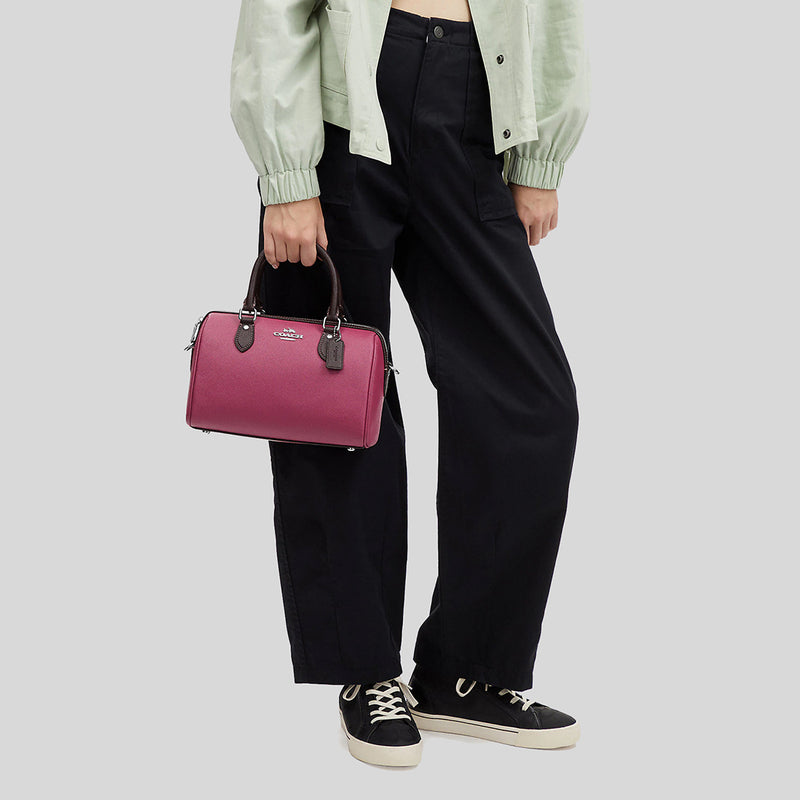 Coach Rowan Satchel Light Raspberry Multi CH317