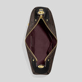 Coach Mara Hobo In Signature Canvas Brown Black CI791
