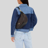 Coach Mara Hobo In Signature Canvas Brown Black CI791