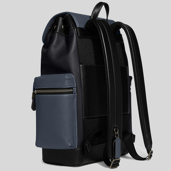 Coach Sprint Backpack In Colorblock Midnight Navy/Denim CJ516