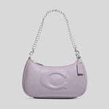 Coach Teri Shoulder Bag With Signature Quilting Mist CJ608