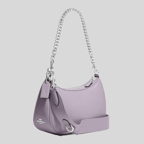 Coach Teri Shoulder Bag With Signature Quilting Mist CJ608