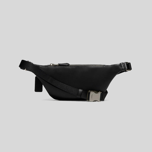COACH Warren Mini Belt Bag In Signature Canvas Charcoal CJ707