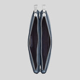 COACH Double Zip Crossbody Bag Silver/Light Mist CJ789