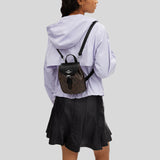 Coach Amelia Convertible Backpack In Signature Canvas Brown Black CL458
