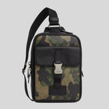 COACH Track Pack In Signature Canvas With Camo Print Green Multi CL944
