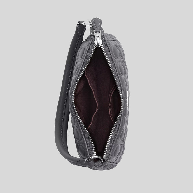 COACH Nolita 19 With Signature Leather Industrial Grey CM239