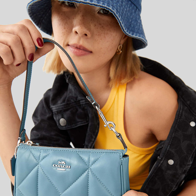 COACH Nolita 19 With Puffy Diamond Quilting Light Mist CM254